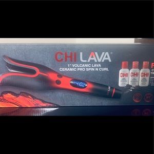 NEW CHI Volcanic Lava Ceramic Pro Spin N’ Curl